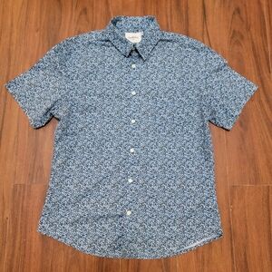 Goodfellow men's pre-owned Short Sleeve button-up size med slim fit